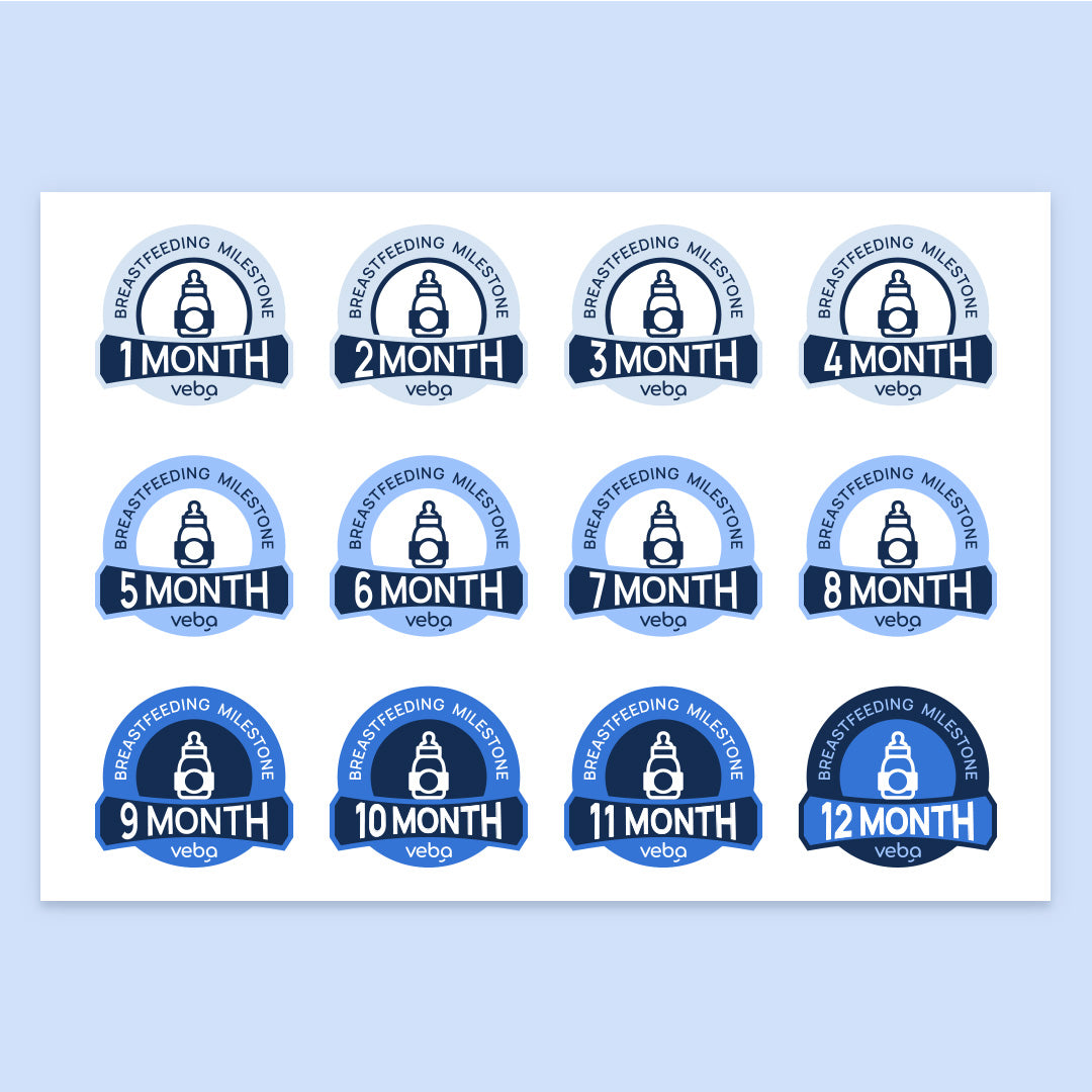 Breastfeeding and Pumping Moms Sticker Set